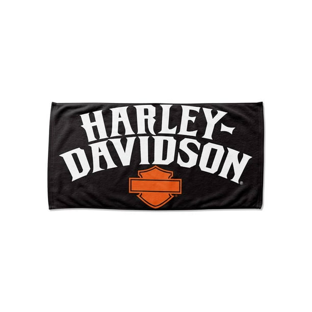 Harley Davidson Motorcycle Beach Bath Towel 30x60 Trade Mark